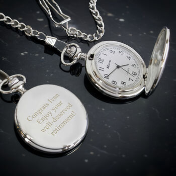 Personalised Formal Pocket Fob Watch, 3 of 7