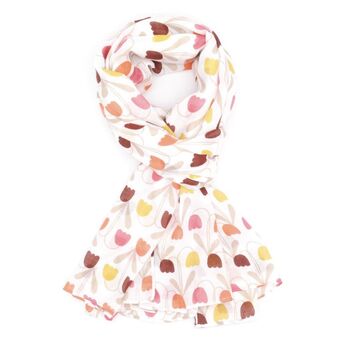 Tulip Print Scarf, 4 of 8