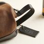 Personalised Leather And Suede Wash Bag, thumbnail 4 of 5