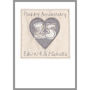 Personalised 25th Silver Wedding Anniversary Card, thumbnail 7 of 12