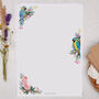 A4 Letter Writing Paper With Tropical Birds And Flowers, thumbnail 1 of 4