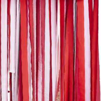 Rose Gold, Pink And Red Streamer Backdrop Decoration, 2 of 2