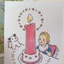 Child's 1st Birthday Vintage Style Card, thumbnail 3 of 4