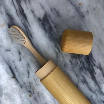 Personalised Bamboo Toothbrush With Soft Bristles, 4 of 5