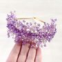 Lilac Crystal Headband, thumbnail 1 of 5