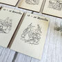 Bunny Rabbit Nursery Drawer Dividers Set Of Seven New Baby Gift, thumbnail 2 of 11