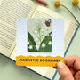 May Magnetic Birth Flower Bookmark Lily Of The Valley, thumbnail 6 of 6