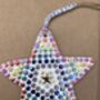 Personalised Mosaic Christmas Star Child's Craft Kit, thumbnail 2 of 4