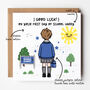 Customisable First Day Of School Card For Boys, thumbnail 1 of 10