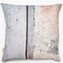 Coastal Stripe, Pink And Blue Linen Cushion Cover, thumbnail 1 of 4