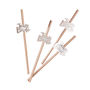 Rose Gold Foiled Team Bride Hen Party Straws 16 Pack, thumbnail 2 of 3