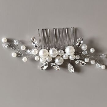 Pearl And Crystal Bridal Hair Comb, 12 of 12