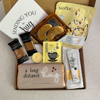 Long Distance Hug Letterbox Gift | Sending You A Hug Chocolate Gift Box, 2 of 11