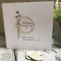Personalised Golden Wedding Heart Card, thumbnail 1 of 5