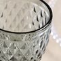 Set Of Four Smoked Grey Embossed Wine Goblets, thumbnail 5 of 9