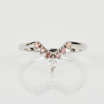 The Aura Pink Diamond Wedding Ring, 2 of 4