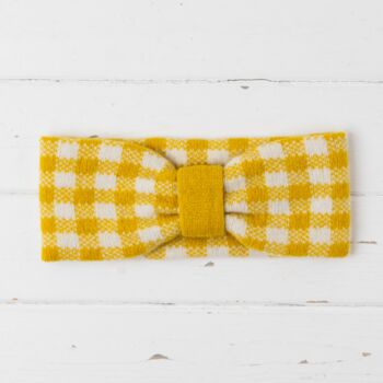 Gingham Knitted Headband, 7 of 8