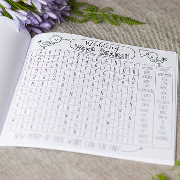 Wedding Activity And Colouring Book, 2 of 5
