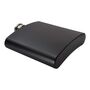 Personalised Black 6oz Hip Flask Wedding Favour Gift Set, thumbnail 6 of 7