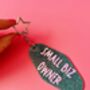 The 'Small Biz Owner' Sparkly Motel Keyring / New Business Congratulations Gift / Fun Shop Owner Gift For Her, thumbnail 5 of 6