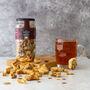 Worcester Sauce Flavour Pork Scratchings Gift Jar, thumbnail 1 of 3