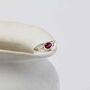 Cubic Zirconia Ruby Ring, thumbnail 4 of 7