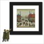 Framed 'Mc Donald's' Print. Lowry Style, thumbnail 1 of 4