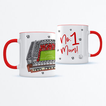 Personalised Liverpool Fc Mug, Anfield Stadium, 5 of 10