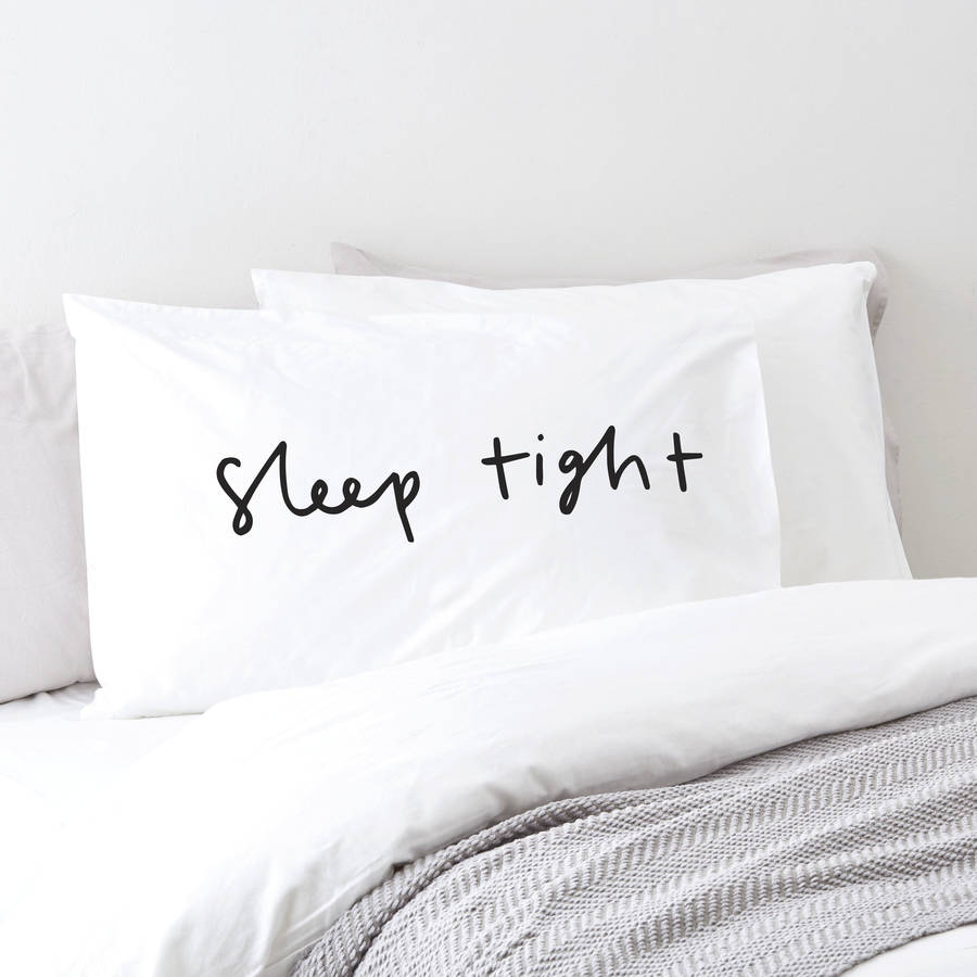 Sleep Tight Pillow Case By Old English Company | notonthehighstreet.com