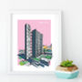 Balfron Tower Architectural Print, thumbnail 1 of 2