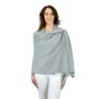 Personalised Grey Pure Cashmere Travel Wrap Gift, thumbnail 6 of 10