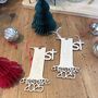 Personalised 1st Christmas 2025 Decoration, thumbnail 3 of 9