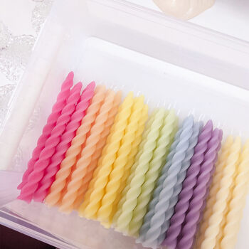 The Rainbow Swirl Candle Pack, 3 of 5