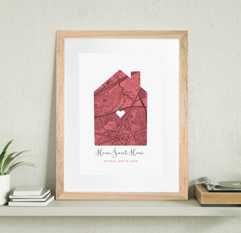Your Location Personalised Map Print, 5 of 11