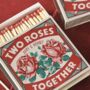 Personalised 'Two Roses' Boxed Matches, thumbnail 4 of 5