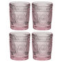 Set Of Four Armas Rose Tumblers, thumbnail 2 of 5