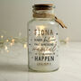 Magical Things Happen LED Personalised Glass Jar, thumbnail 4 of 4