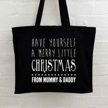 Personalised Christmas Gift Tote Bags, 3 of 4