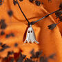 A Little Boo – Black Ghost Halloween Bracelet, thumbnail 2 of 6
