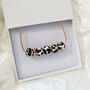 Leopard Print Silicone Bar Necklace, thumbnail 1 of 6