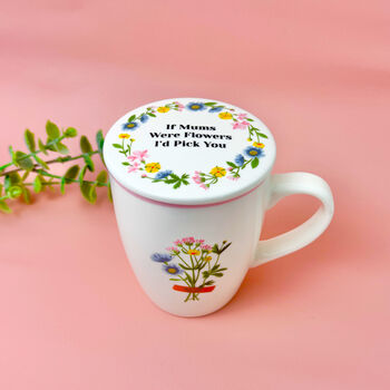 Floral Mug And Coaster Gift Set For Mum, 3 of 12