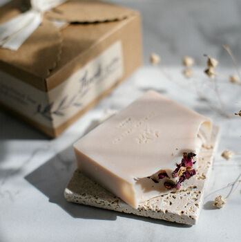 'Message' Gift Box With Botanical Soap And Stone Dish, 6 of 8
