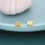 Sterling Silver Manta Ray And Sea Turtle Stud Earrings, thumbnail 7 of 12