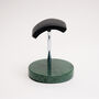 Verde Guatemala Marble Watch Stand Silver, thumbnail 7 of 8