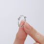 Sterling Silver Barbed Wire Hoops With Oxidised Finish, thumbnail 5 of 11