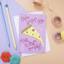 Funny 'Pizza My Heart' Valentines Card, thumbnail 1 of 4