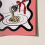 Secret Pasta Club Illustrated Food Giclee Print, thumbnail 3 of 6