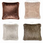 Square Cushions. Luxury Faux Fur Made In England, thumbnail 6 of 7