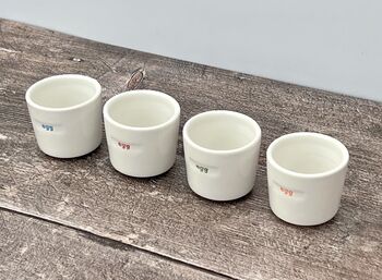 Set Of Four ‘Egg’ Egg Cups, 4 of 5