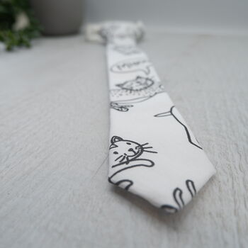 'Colour Me In' Tie Cats And Dogs, 3 of 3